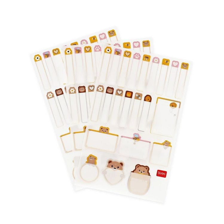 Produktbild: Legami Set aus 66 klebenden Labels - Teddyb&auml;r