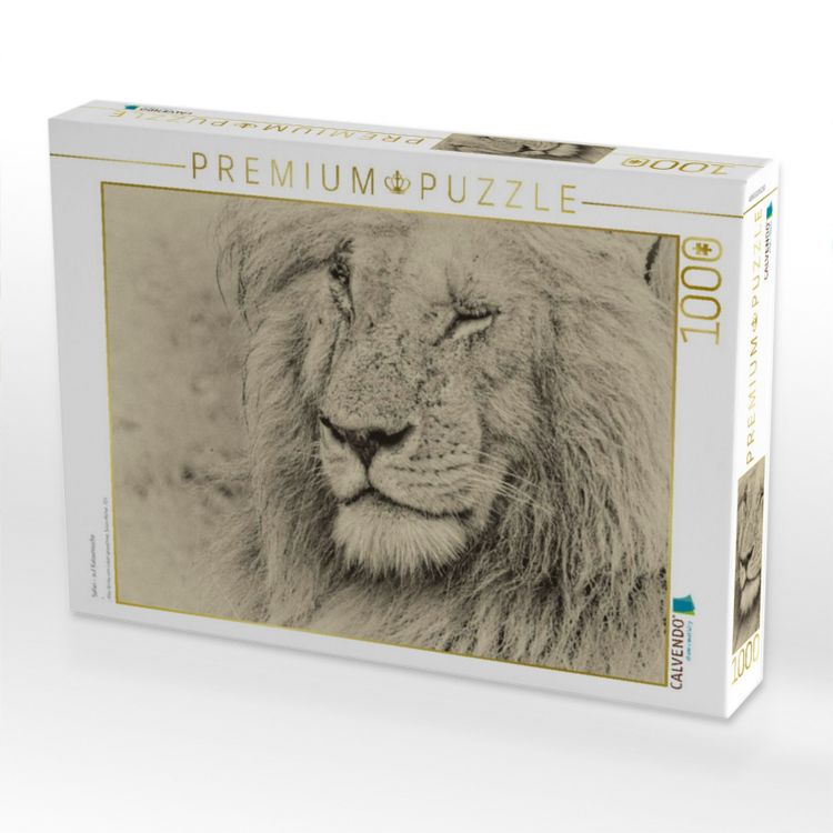 Produktbild: CALVENDO Puzzle Safari - auf Katzensuche | 1000 Teile Lege-Gr&ouml;&szlig;e 64x48cm Foto-Puzzle f&uuml;r gl&uuml;ckliche Stunden