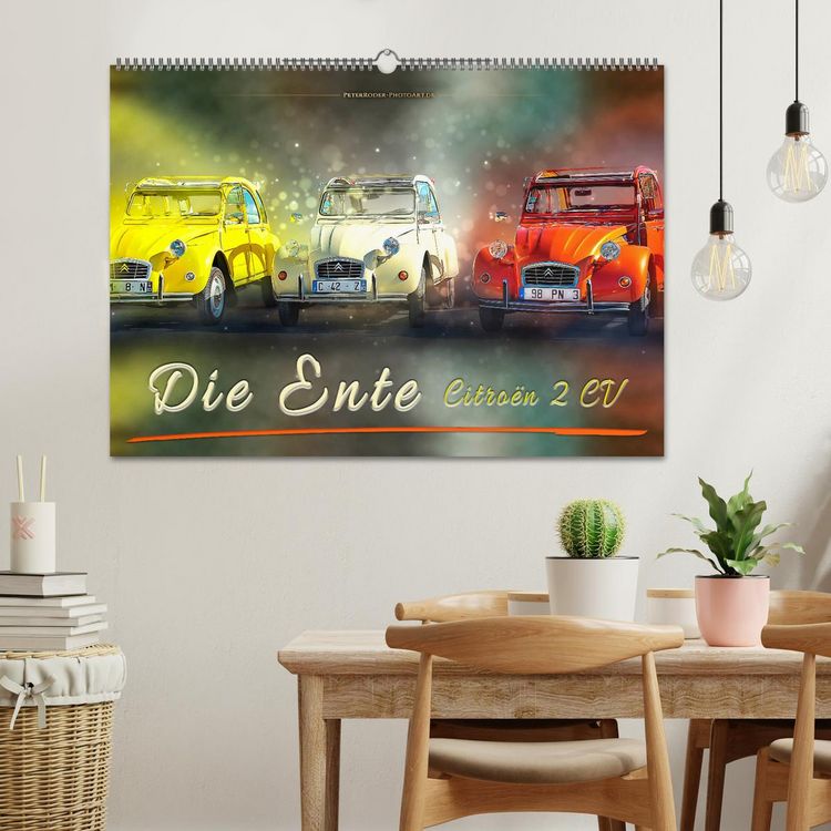 Produktbild: Die Ente - Citro&euml;n 2CV (Wandkalender 2026 DIN A2 quer), CALVENDO Monatskalender