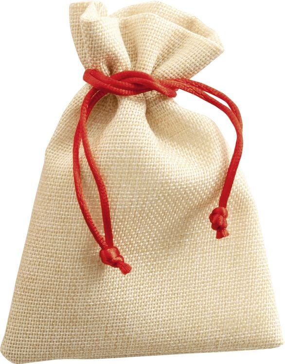 Produktbild: Folia Adventskalender-Set NATUR, Beutel in Juteoptik, 49-teilig, Beutelgr&ouml;&szlig;e 10x13cm, Farbe natur