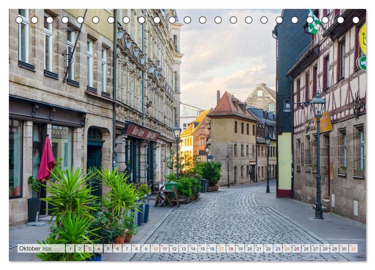 Produktbild: F&uuml;rth Impressionen (Tischkalender 2026 DIN A5 quer), CALVENDO Monatskalender