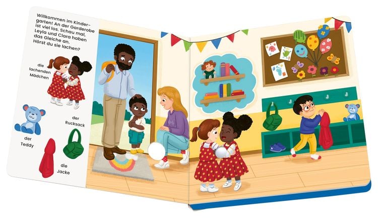 Produktbild: Play+ Mein allererstes Soundbuch Im Kindergarten - ab 12 Monate