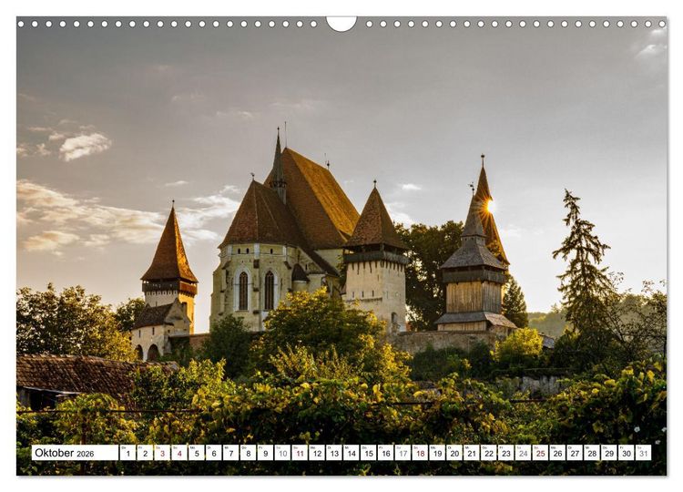 Produktbild: Kirchen und Kl&ouml;ster in Rum&auml;nien (Wandkalender 2026 DIN A3 quer), CALVENDO Monatskalender