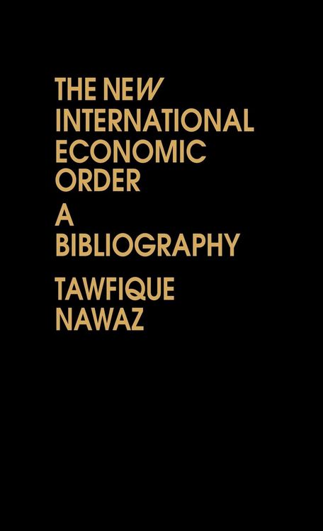 Produktbild: The New International Economic Order