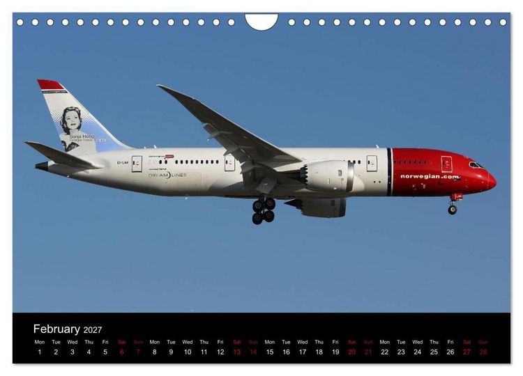 Produktbild: 787 - The Dream Liner (Wall Calendar 2027 DIN A4 landscape), CALVENDO 12 Month Wall Calendar