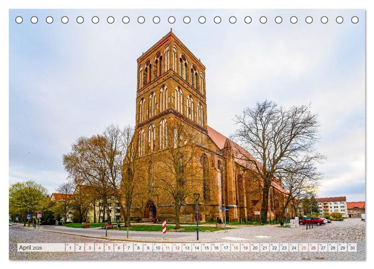 Produktbild: Anklam Impressionen (Tischkalender 2026 DIN A5 quer), CALVENDO Monatskalender