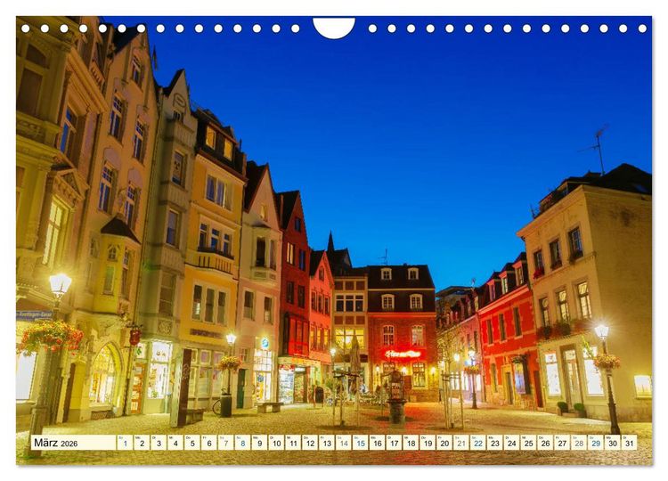 Produktbild: Aachen - die Kaiserstadt am Dreil&auml;ndereck (Wandkalender 2026 DIN A4 quer), CALVENDO Monatskalender