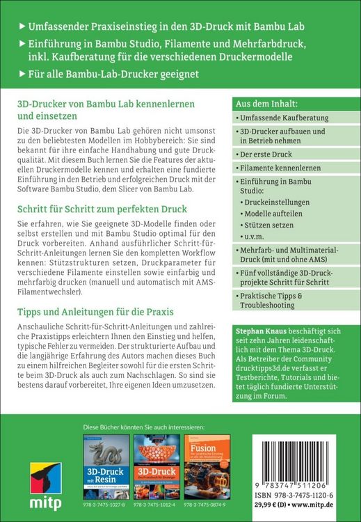 Produktbild: 3D-Druck mit Bambu Lab