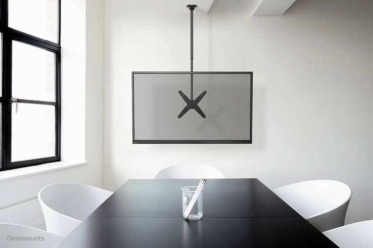 Produktbild: Neomounts FPMA-C340BLACK TV-Deckenhalterung 81,3 cm (32") - 190,5 cm (75") Schwenkbar, Rotierbar, Neigbar, H&ouml;henverstellbar
