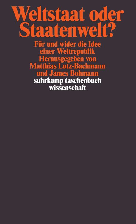 Produktbild: Weltstaat oder Staatenwelt?