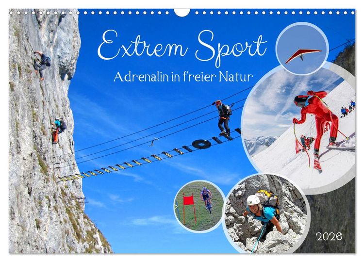 Produktbild: Extrem Sport (Wandkalender 2026 DIN A3 quer), CALVENDO Monatskalender