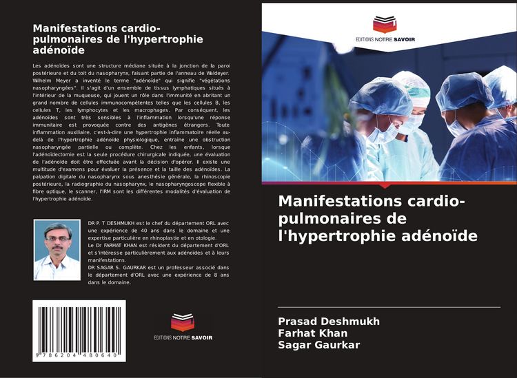 Produktbild: Manifestations cardio-pulmonaires de l'hypertrophie ad&eacute;no&iuml;de