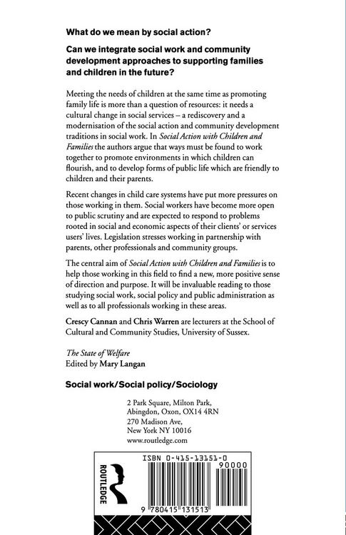 Produktbild: Social Action with Children and Families