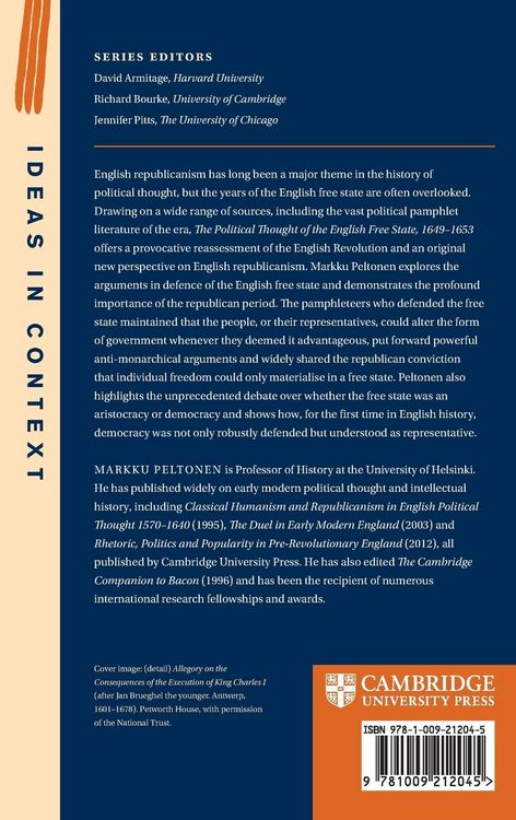 Produktbild: The Political Thought of the English Free State, 1649-1653