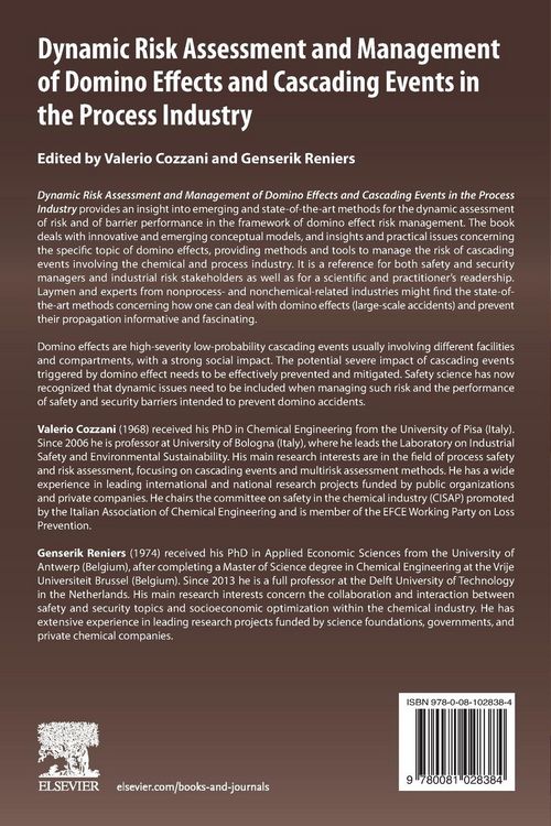 Produktbild: Dynamic Risk Assessment and Management of Domino Effects and Cascading Events in the Process Industry