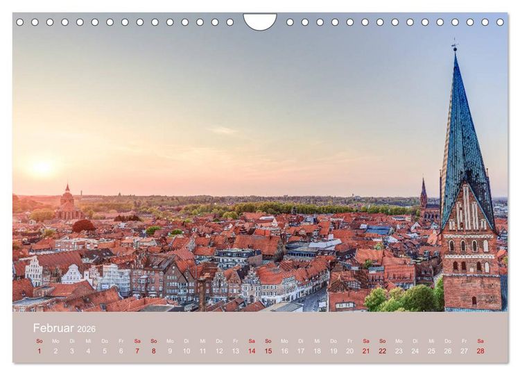 Produktbild: Fantastisches L&uuml;neburg (Wandkalender 2026 DIN A4 quer), CALVENDO Monatskalender