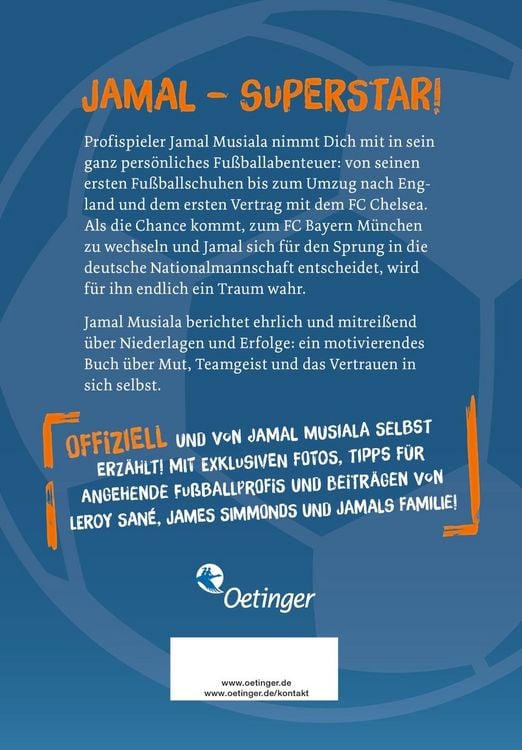 Produktbild: Jamal Musiala. Ein Traum. Ein Ball. Meine Geschichte.