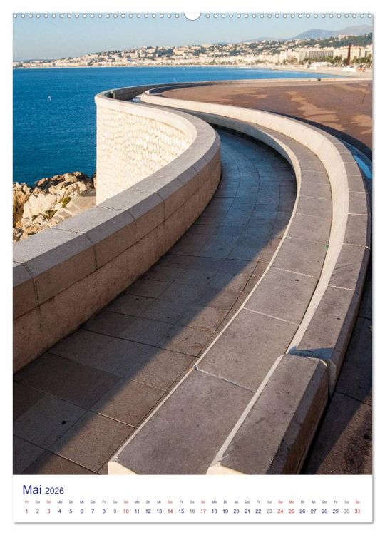 Produktbild: Nizza &ndash; Cote d'Azur 2026 (hochwertiger Premium Wandkalender 2026 DIN A2 hoch), Kunstdruck in Hochglanz