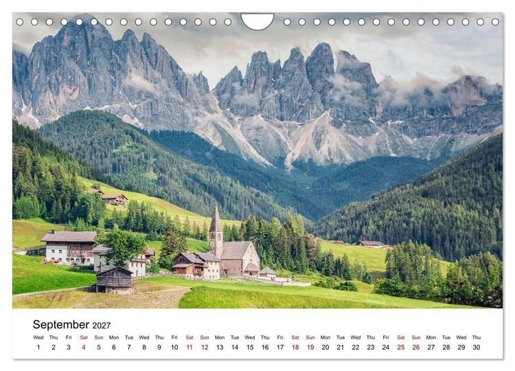 Produktbild: Dazzling Italy (Wall Calendar 2027 DIN A4 landscape), CALVENDO 12 Month Wall Calendar