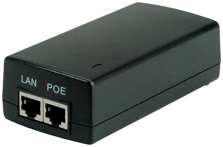 Produktbild: Value 21.99.1498 PoE Injektor 10 / 100 / 1000MBit/s IEEE 802.3at (25.5 W)