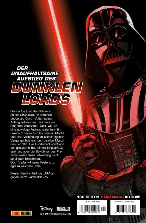 Produktbild: Star Wars Comics - Darth Vader (Ein Comicabenteuer): Vaders Festung