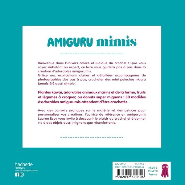 Produktbild: Amiguru-mimis : 30 adorables amigurumis &agrave; crocheter