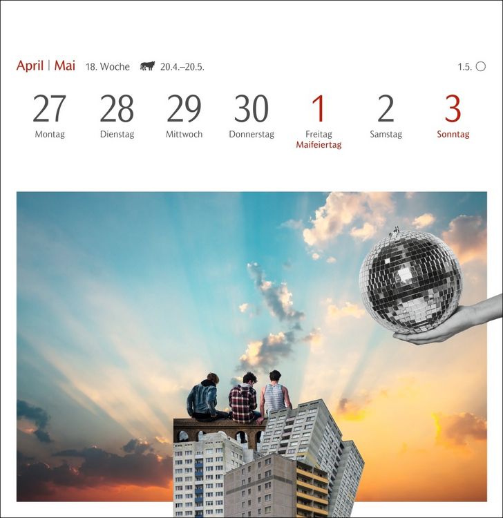 Produktbild: Welches Buch bin ich? Premium-Postkartenkalender 2026 - Literarischer Rätselkalender