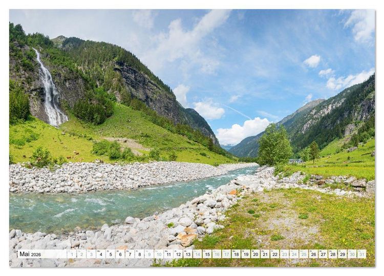 Produktbild: Zillertal - Bergidylle rund um Mayrhofen 2026 (Wandkalender 2026 DIN A2 quer), CALVENDO Monatskalender