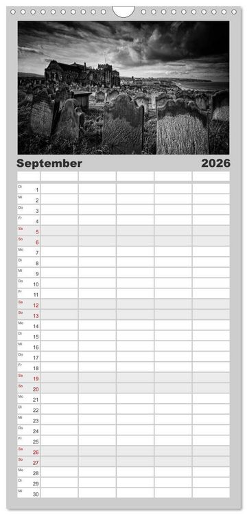 Produktbild: Familienplaner 2026 - Gothic Fantasy mit 5 Spalten (Wandkalender, 21 x 45 cm) CALVENDO