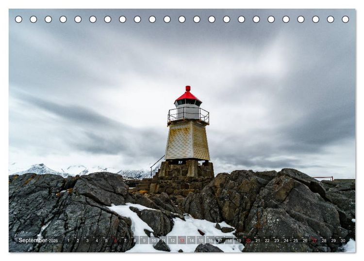 Produktbild: Lofoten - From Dusk Till Dawn (Tischkalender 2026 DIN A5 quer), CALVENDO Monatskalender