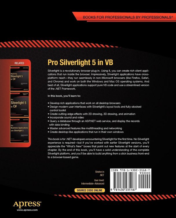 Produktbild: Pro Silverlight 5 in VB