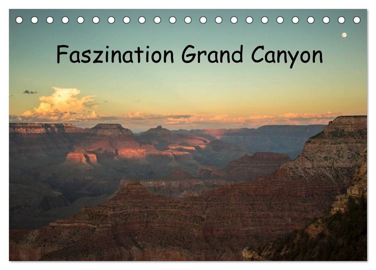 Produktbild: Faszination Grand Canyon / CH-Version (Tischkalender 2026 DIN A5 quer), CALVENDO Monatskalender