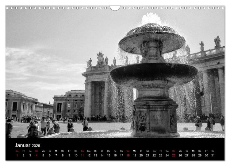 Produktbild: Metropole Rom (Wandkalender 2026 DIN A3 quer), CALVENDO Monatskalender