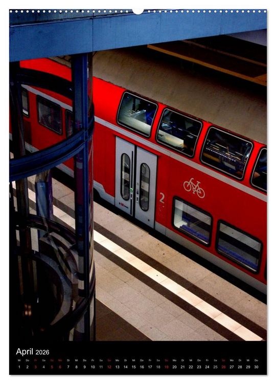 Produktbild: Hauptbahnhof Berlin (hochwertiger Premium Wandkalender 2026 DIN A2 hoch), Kunstdruck in Hochglanz