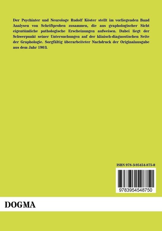 Produktbild: Die Schrift bei Geisteskrankheiten