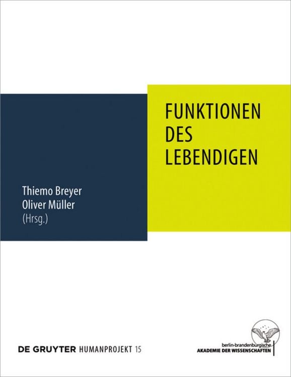 Produktbild: Funktionen des Lebendigen
