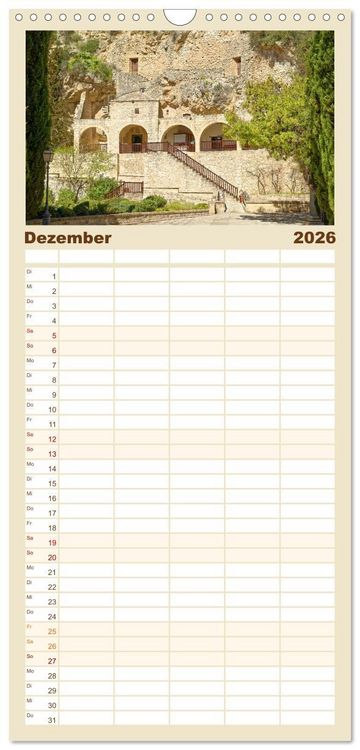 Produktbild: Familienplaner 2026 - Zauberhaftes Zypern mit 5 Spalten (Wandkalender, 21 x 45 cm) CALVENDO