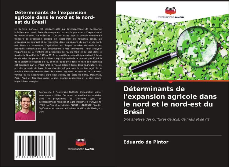 Produktbild: D&eacute;terminants de l'expansion agricole dans le nord et le nord-est du Br&eacute;sil