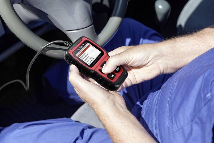 Produktbild: VOLTCRAFT VC-BT300Pro OBD II Diagnosetool mit Batteriepr&uuml;fung VC-16740120