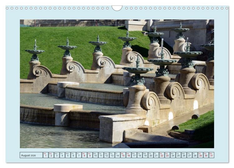 Produktbild: Fountains of Provence (Wall Calendar 2026 DIN A3 landscape), CALVENDO 12 Month Wall Calendar
