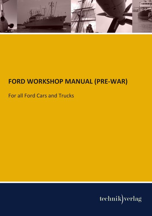 Produktbild: Ford Workshop Manual (pre-War)