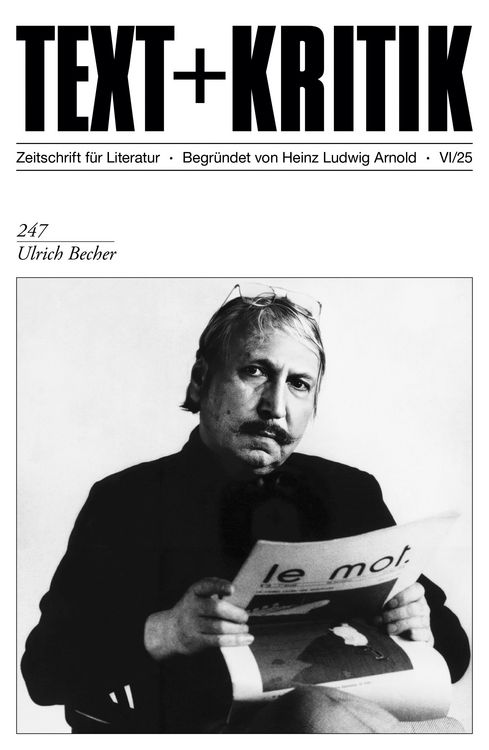Produktbild: TEXT + KRITIK 247 - Ulrich Becher