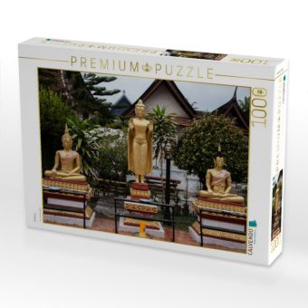 Produktbild: CALVENDO Puzzle Buddhas | 1000 Teile Lege-Gr&ouml;&szlig;e 64x48cm Foto-Puzzle f&uuml;r gl&uuml;ckliche Stunden