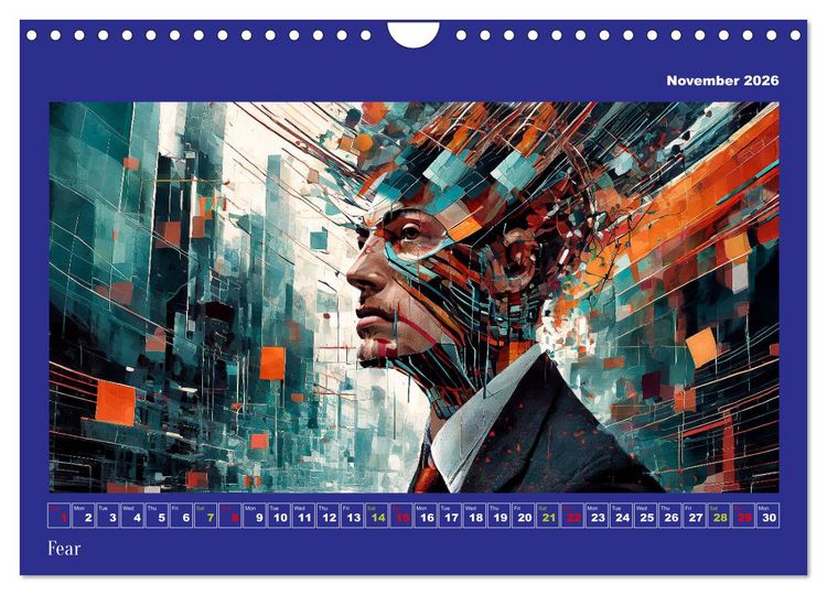 Produktbild: Pixelated Passions (Wall Calendar 2026 DIN A4 landscape), CALVENDO 12 Month Wall Calendar