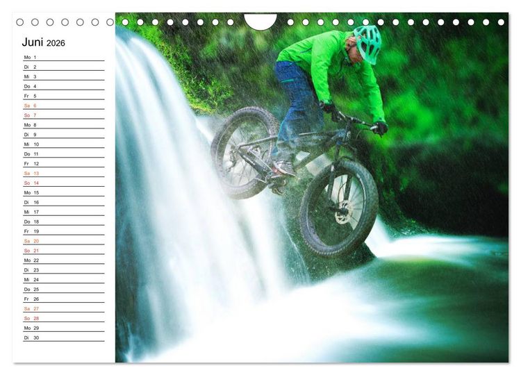 Produktbild: Mountainbike Trails (Wandkalender 2026 DIN A4 quer), CALVENDO Monatskalender