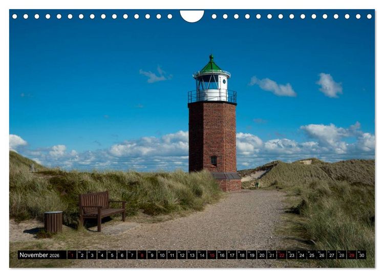 Produktbild: Sylt in Bildern (Wandkalender 2026 DIN A4 quer), CALVENDO Monatskalender