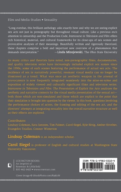 Produktbild: Intercourse in Television and Film