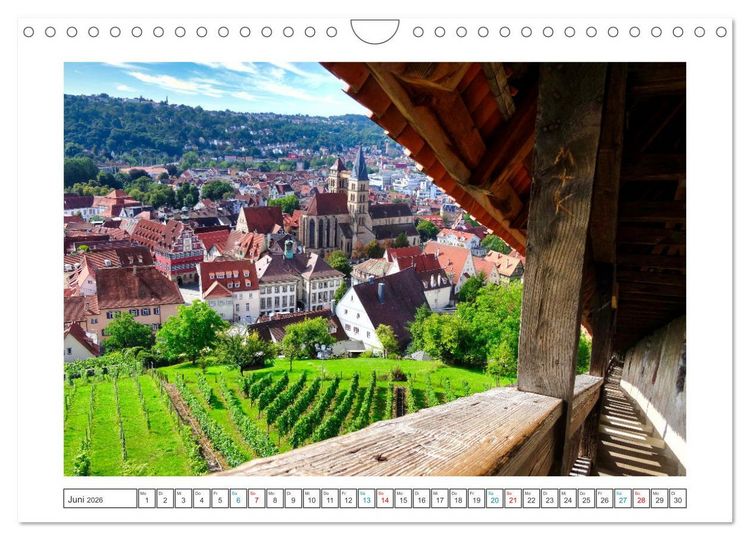 Produktbild: Stimmungsvolles Esslingen (Wandkalender 2026 DIN A4 quer), CALVENDO Monatskalender