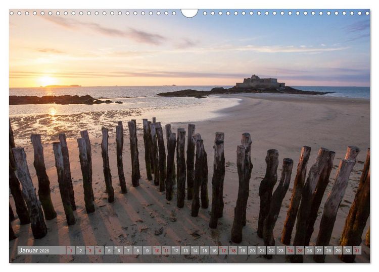 Produktbild: Momente einer Reise - Bretagne (Wandkalender 2026 DIN A3 quer), CALVENDO Monatskalender