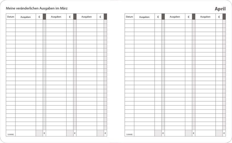 Produktbild: Eintragbuch mit Rei&szlig;verschluss - Mein Haushaltsbuch